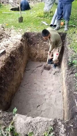 Котлован под септик диамант